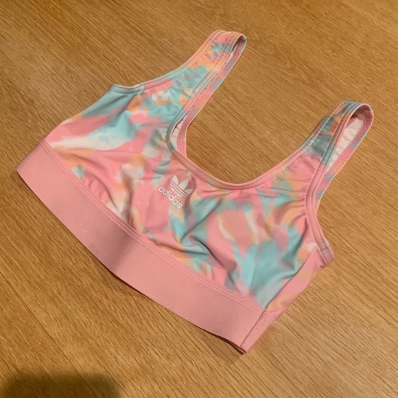 Adidas Originals pink tie dye bikini top - Picture 2 of 11